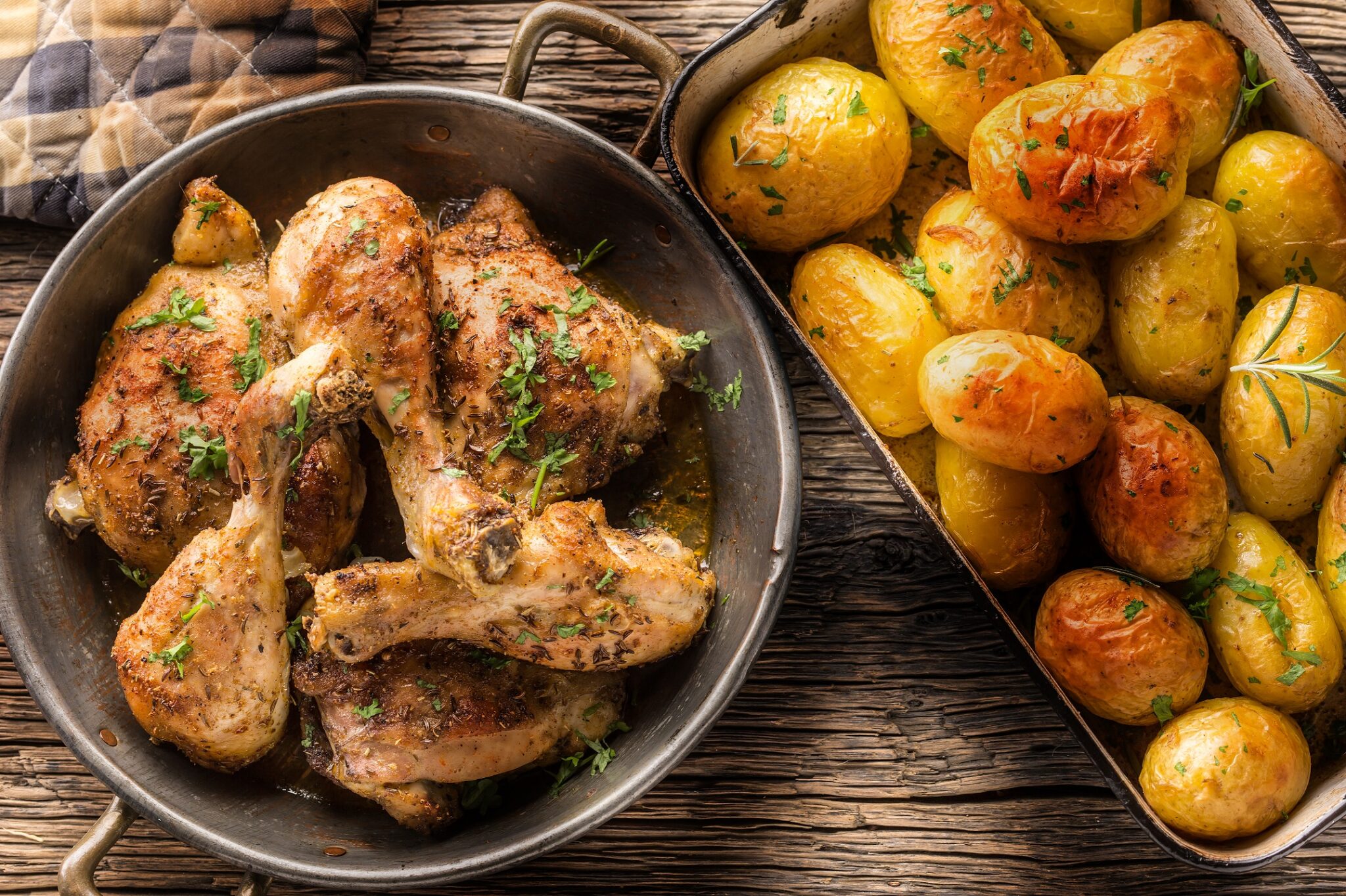 Poulet épicé et pommes de terre fondantes à l'autocuiseur Moulinex