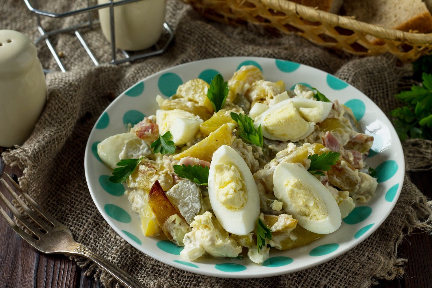 Salade Gourmande sauce fromage blanc à l'autocuiseur cookéo