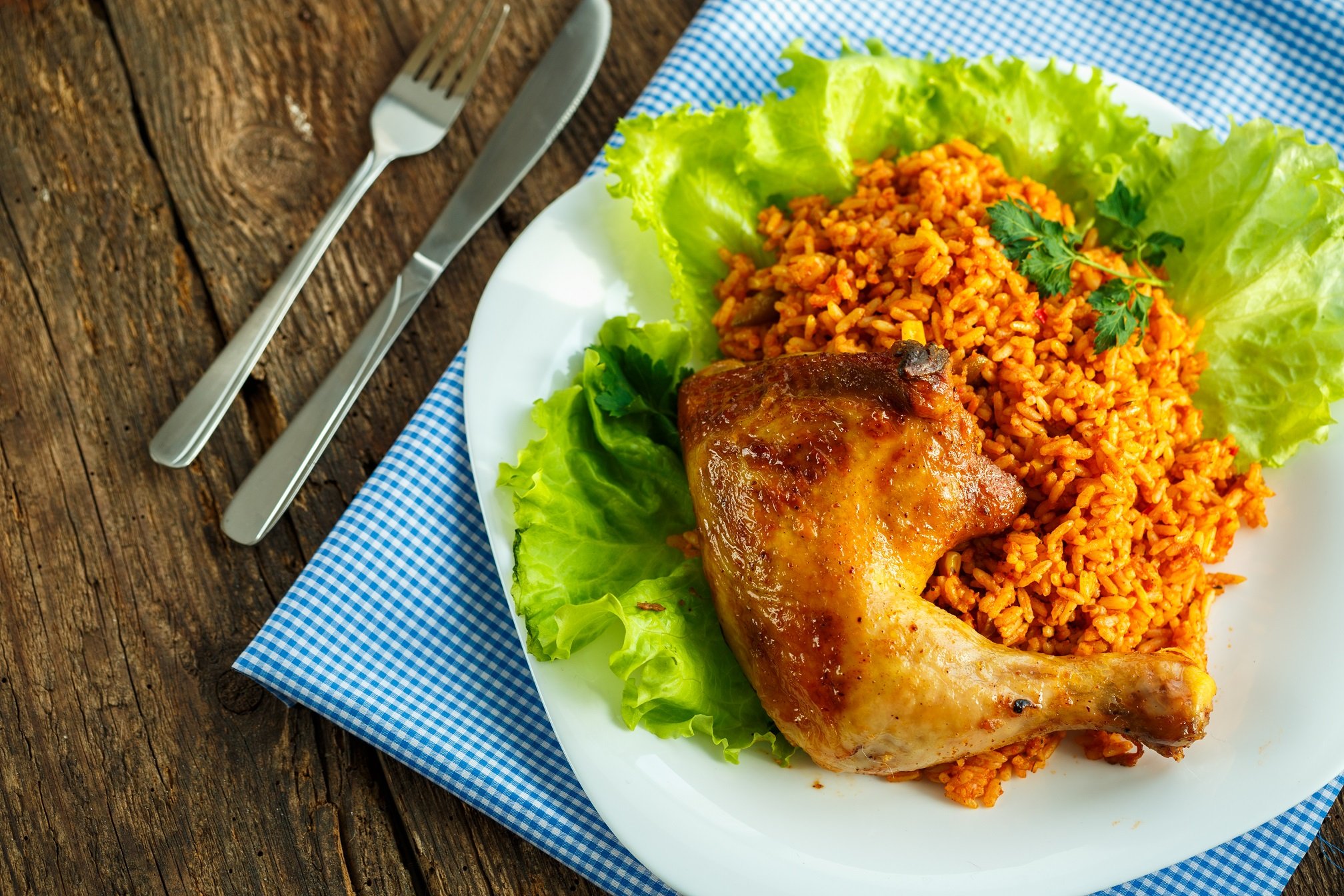 Cuisse de poulet et riz aux épices à paella au multicuiseur cookéo