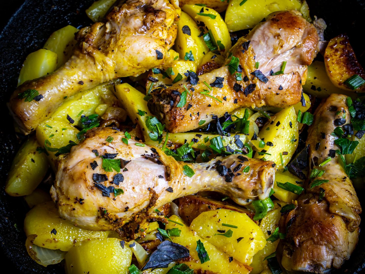 Pilons de poulet et pommes de terre fondantes au multicuiseur cookéo