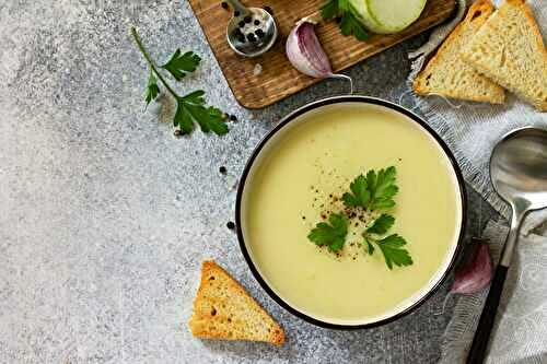 Soupe crémeuse de courgettes d’été au multicuiseur Moulinex