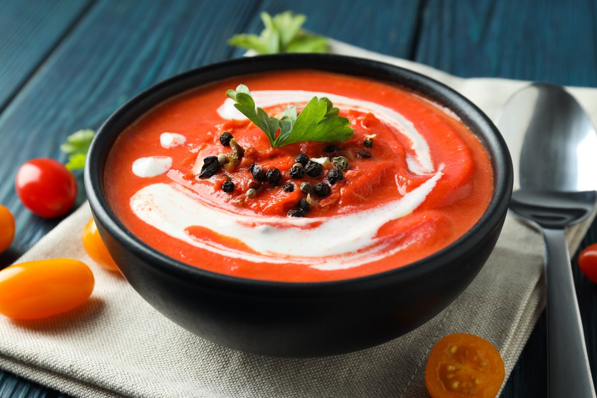 Soupe keto crémeuse à la tomate à l'autocuiseur cookéo