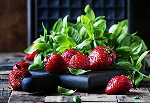 Confiture délicate de fraises et basilic au Cookeo au cookéo