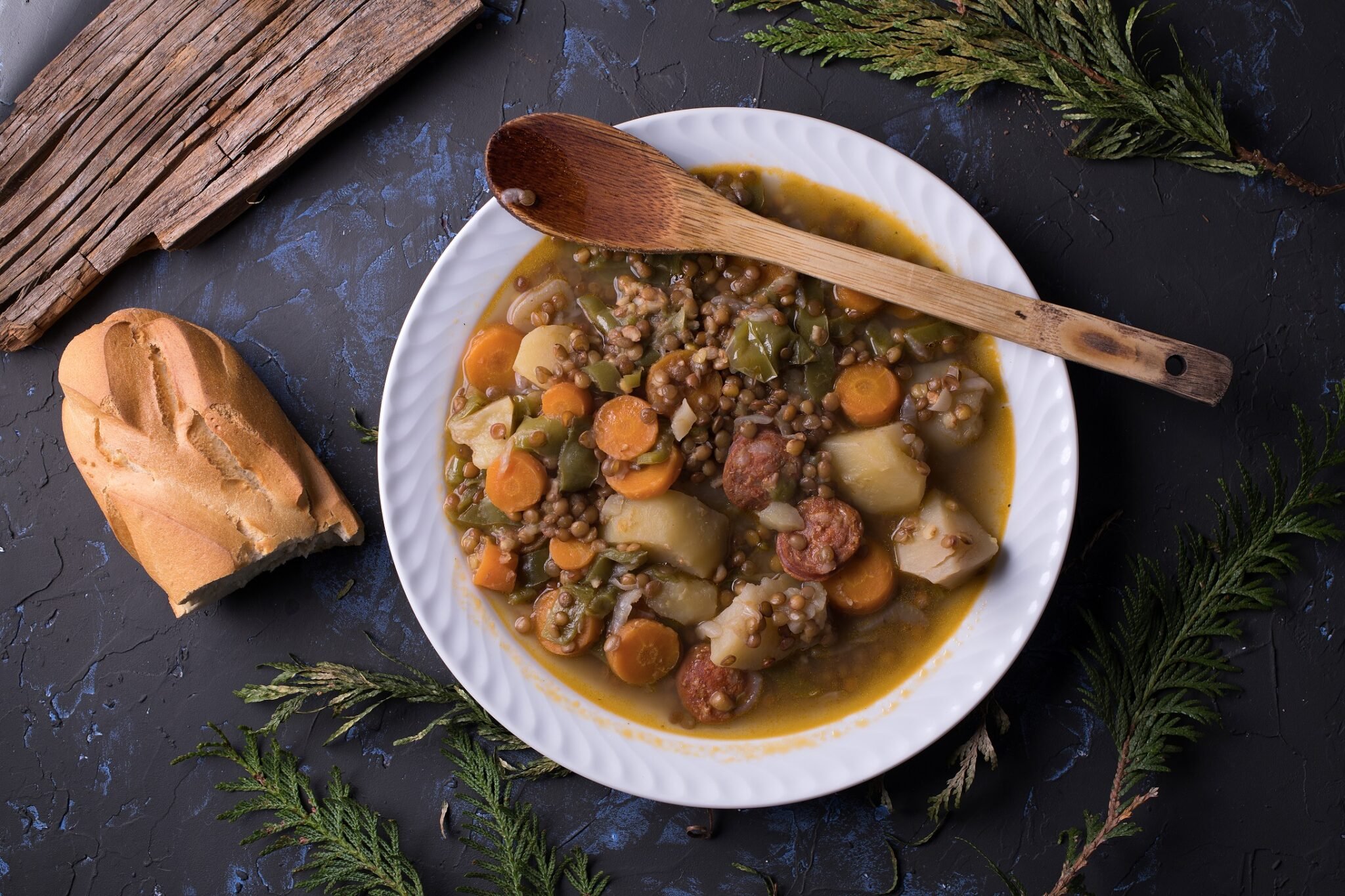 Saucisses Lentilles à l'autocuiseur cookéo