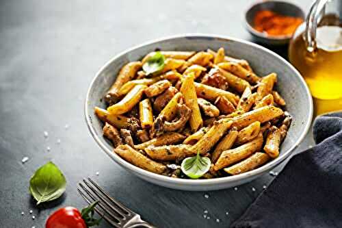 Penne aux Champignons à la Crème au robot multi-cuiseur cookéo