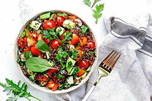 Salade de Taboulé au Quinoa et Légumes Frais au robot multi-cuiseur Moulinex