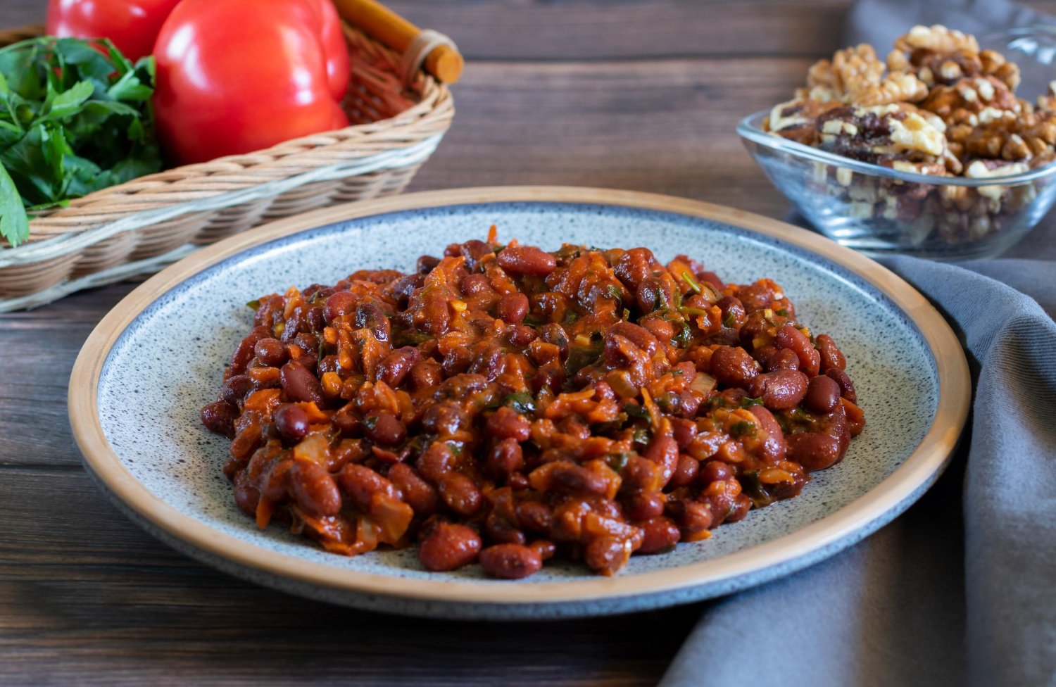 Haricots rouges et saucisses au Cajun au cookéo