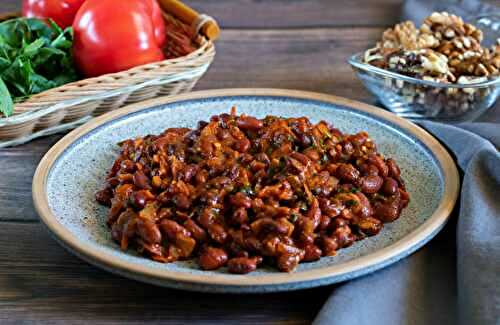 Haricots rouges et saucisses au Cajun au cookéo