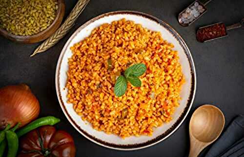 Pilaf Turc Traditionnel au Boulgour et à la Sauce Tomate à l'autocuiseur cookéo