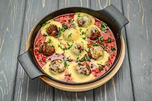 Ragoût de Boulettes de Viande en Sauce Pizza au multicuiseur Moulinex