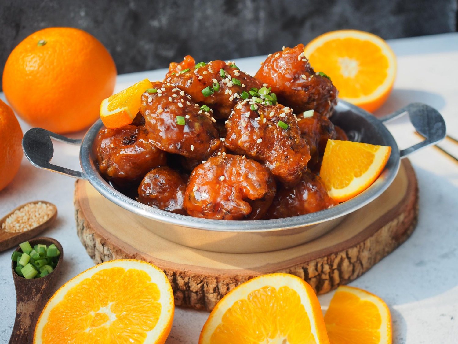 Boulettes de Poulet Fondantes à la Sauce Orange au multicuiseur cookéo