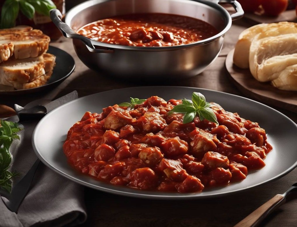 Blanc de Poulet au Concentré de Tomates à l'autocuiseur cookéo