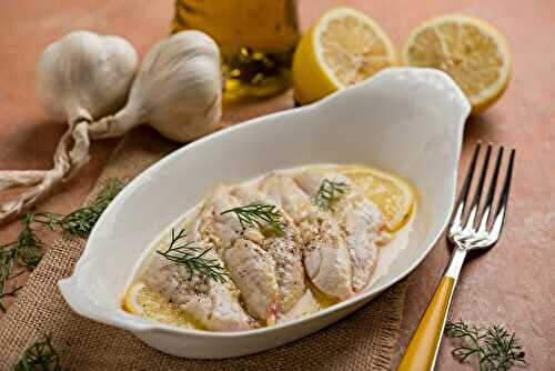 Filet de Rouget en Sauce Citron et Ail à l'autocuiseur Moulinex