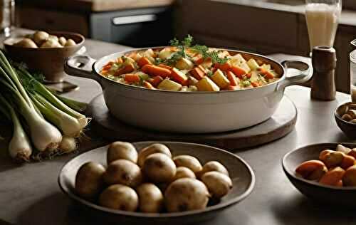 Fondue de poireaux, carottes et pommes de terre au multicuiseur cookéo