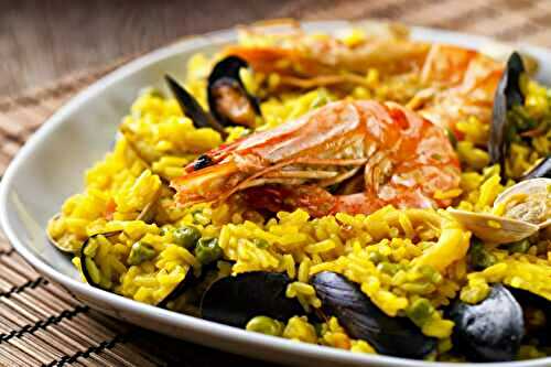 Paella Express aux Fruits de Mer au multicuiseur Moulinex