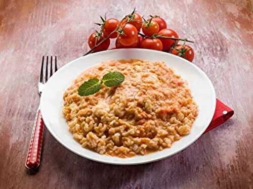 Risotto à la Tomate et au Mascarpone au robot multi-cuiseur cookéo