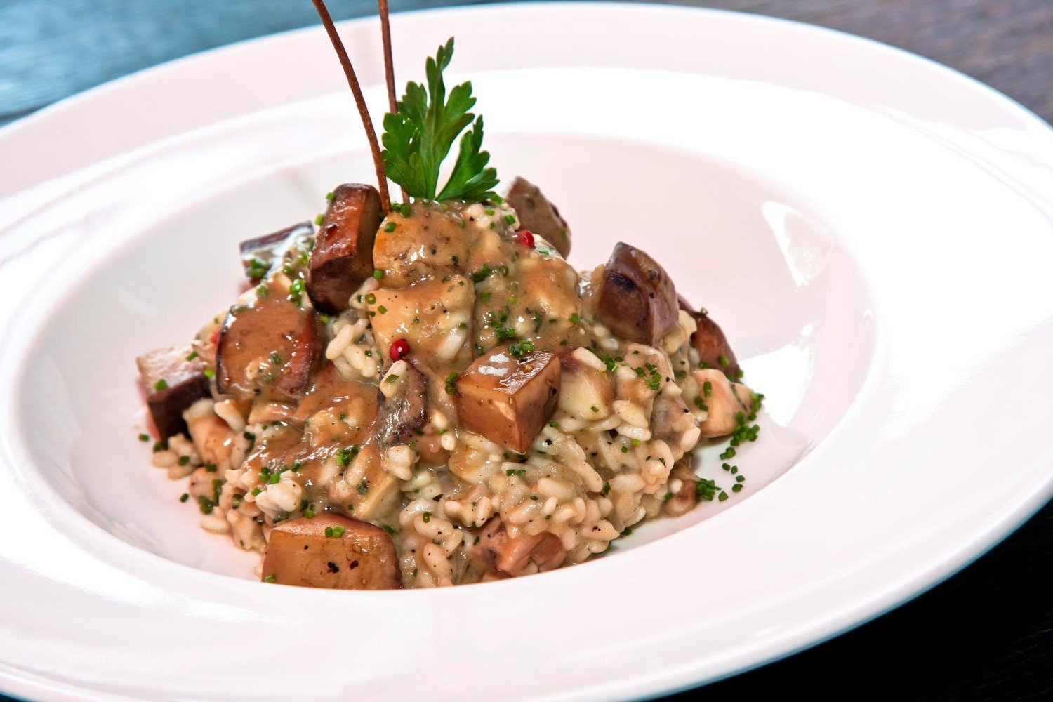 Risotto aux Champignons et Foie Gras Poêlé au robot multi-cuiseur cookéo