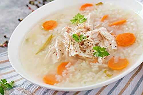 Soupe Réconfortante de Poulet et Riz à l'autocuiseur Moulinex