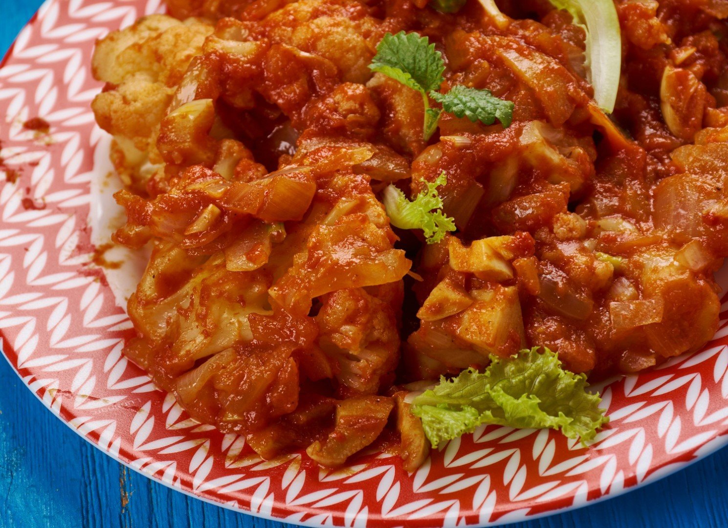 Chou-Fleur à la Tomate, Oignon et Paprika à l'autocuiseur Moulinex