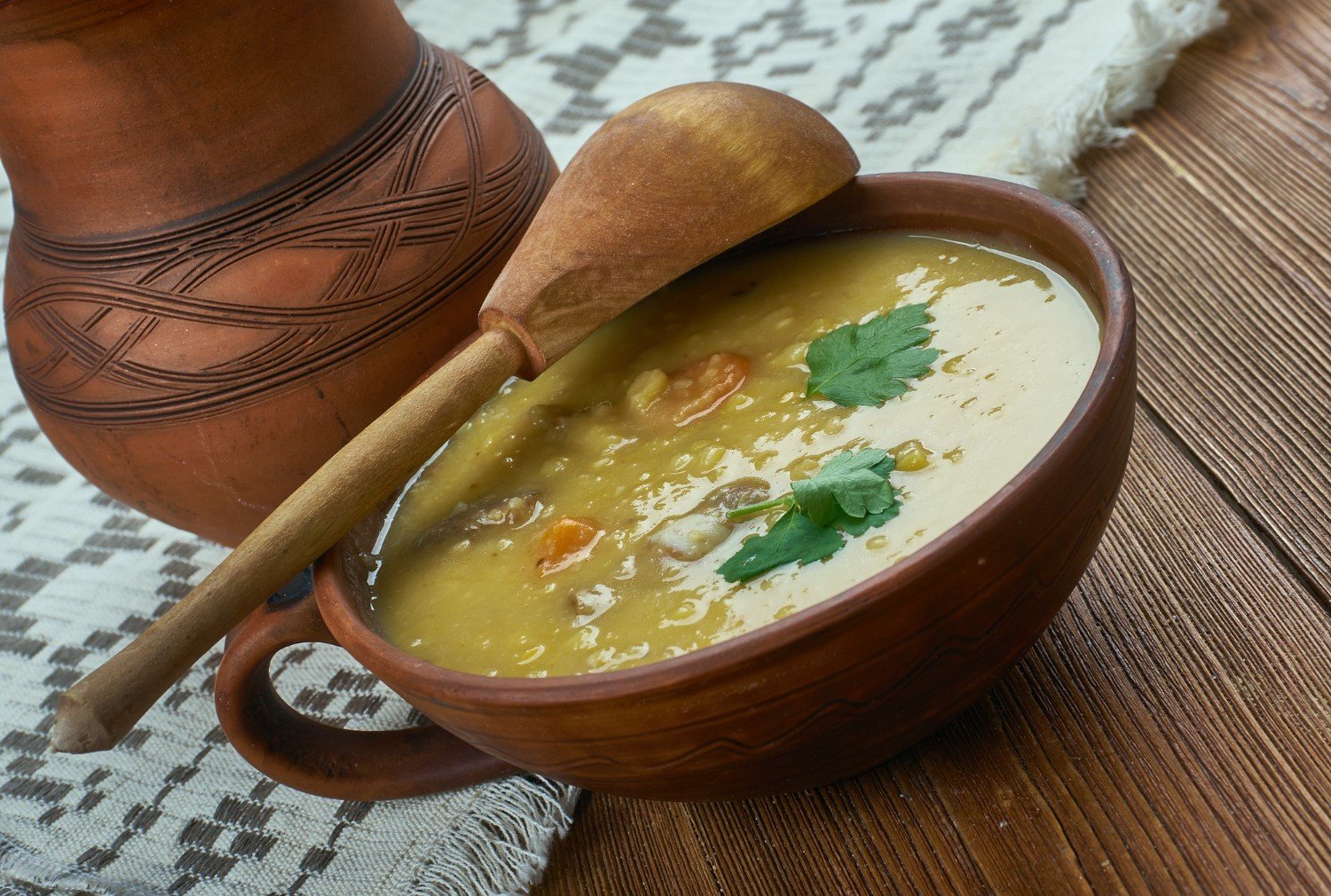 Soupe de Pois Cassés au Jarret de Jambon et Chorizo au multicuiseur Moulinex