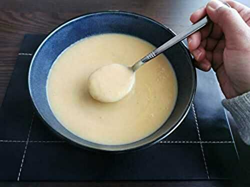 Velouté Douceur pour Bébé Poireaux, jambon, kiri à l'autocuiseur Moulinex