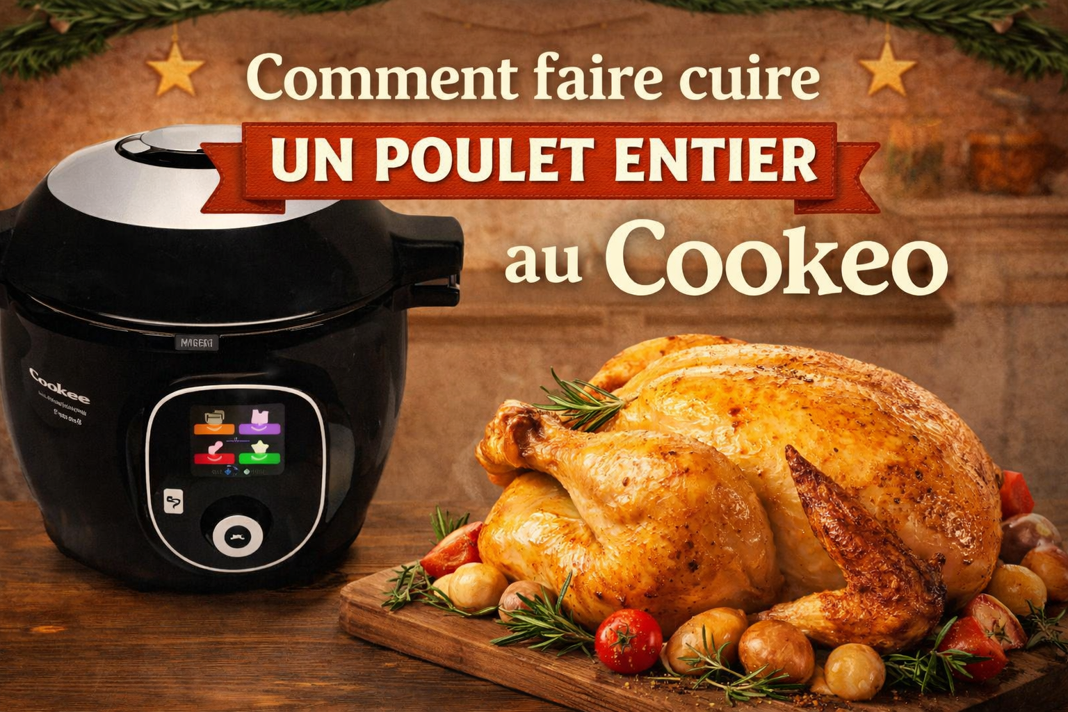 Comment faire cuire un poulet entier au cookéo