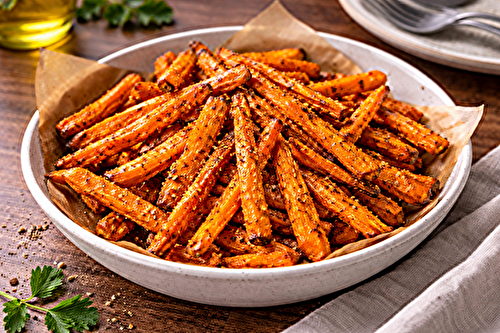 Frites de carottes croustillantes à l’extra crisp à l'autocuiseur Moulinex