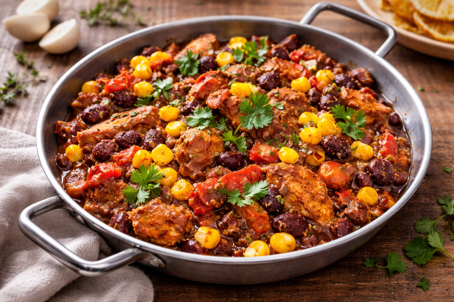 Poulet tex-mex express au multicuiseur cookéo