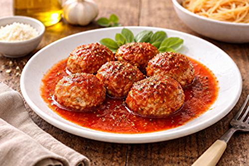 Boulettes de porc sauce tomate à l'autocuiseur Moulinex