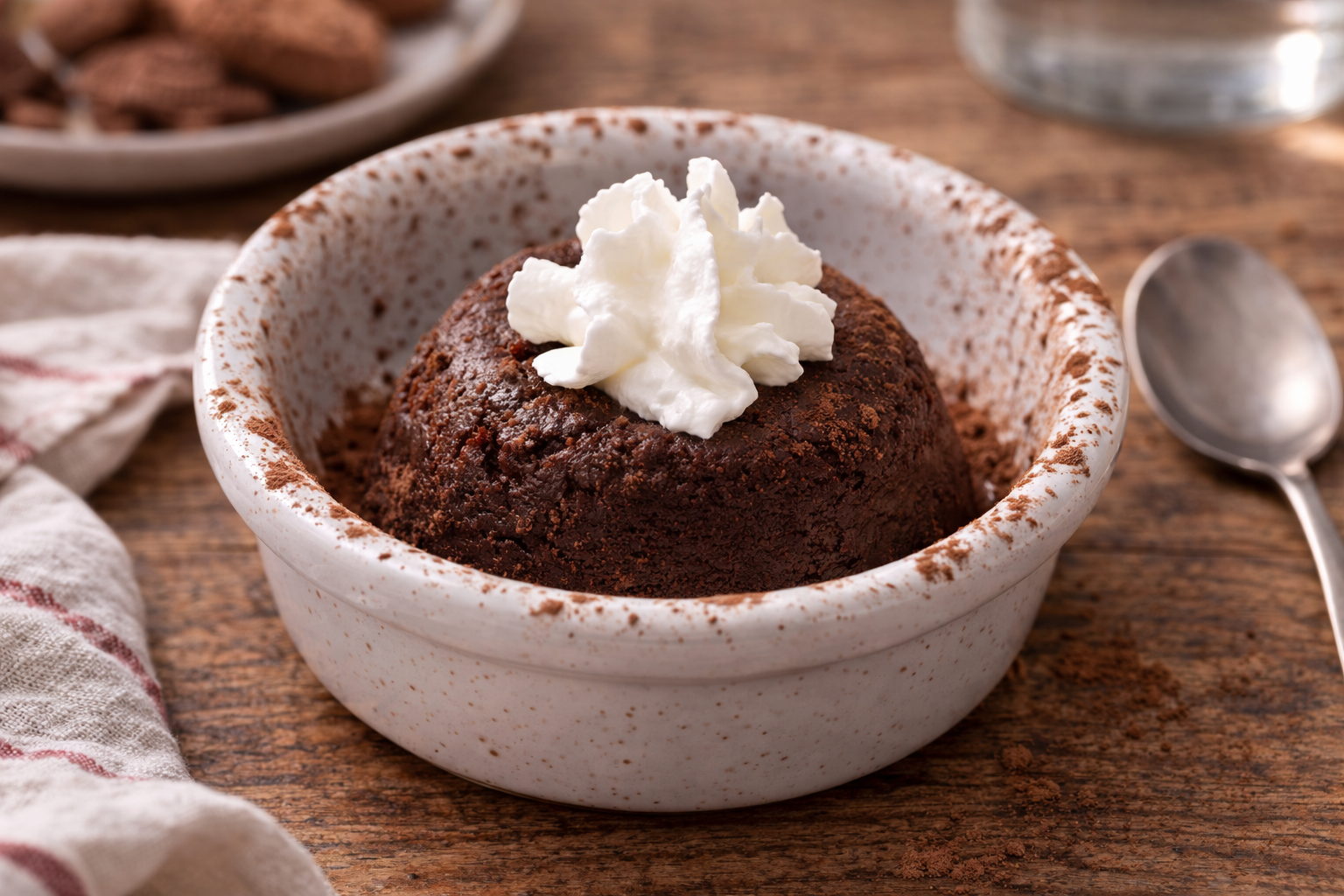 Moelleux vapeur au cacao au robot multi-cuiseur cookéo