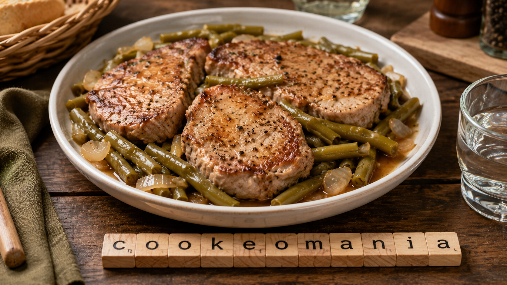 Côtes de porc aux haricots verts au Cookeo, le plat léger et simple du quotidien à l'autocuiseur Moulinex