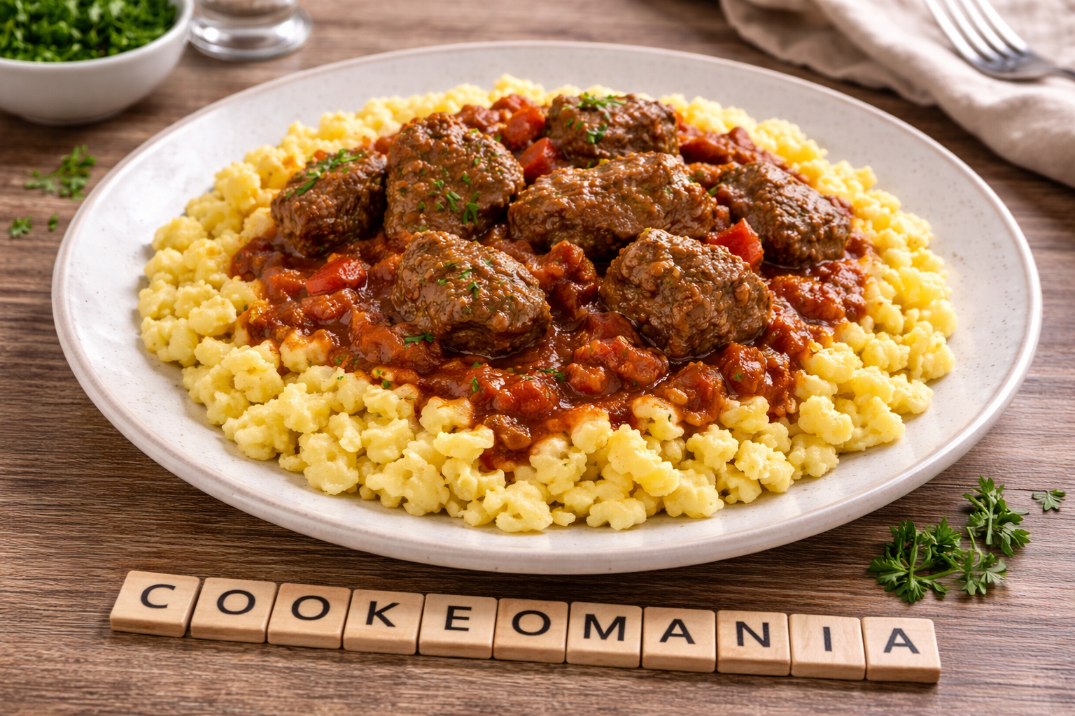 Goulash de bœuf relevé à l'autocuiseur cookéo