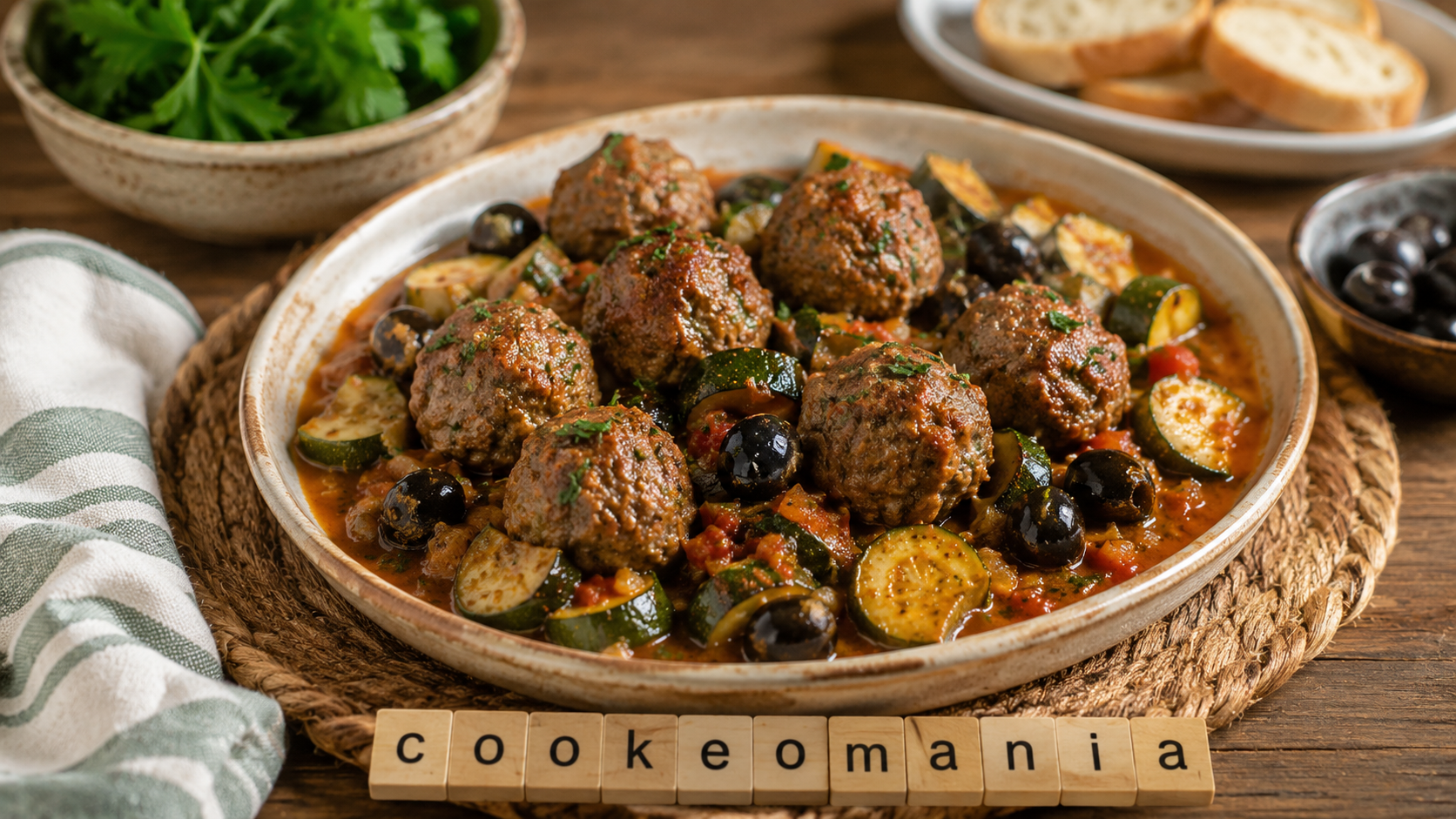 Boulettes de bœuf aux courgettes et olives au Cookeo, le plat parfumé façon tajine express au cookéo