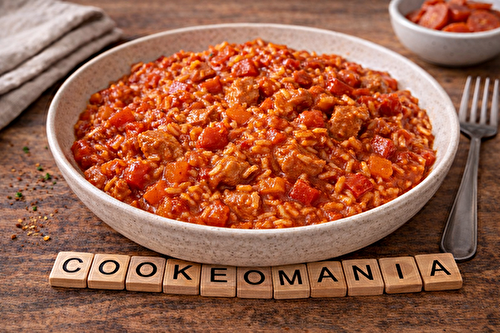 Goulash de porc au riz et poivrons au cookéo