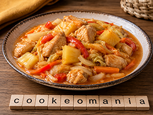 Mijoté de poulet à l’ananas au Cookeo, la recette sucrée-salée aux légumes à l'autocuiseur cookéo