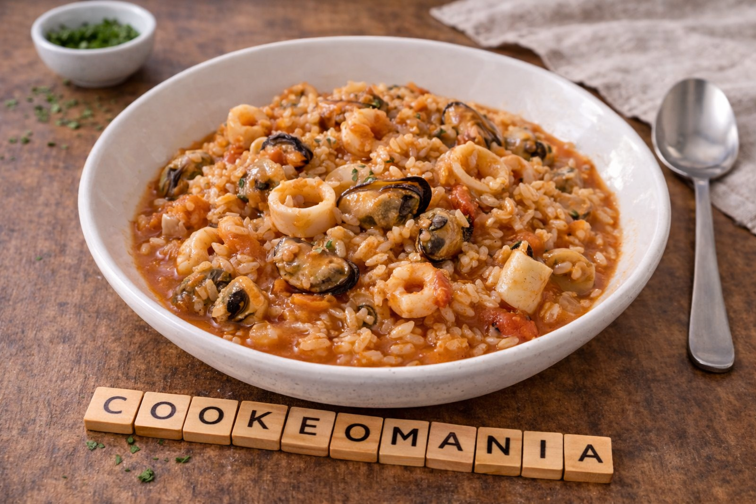 Risotto de la mer à la tomate au cookéo