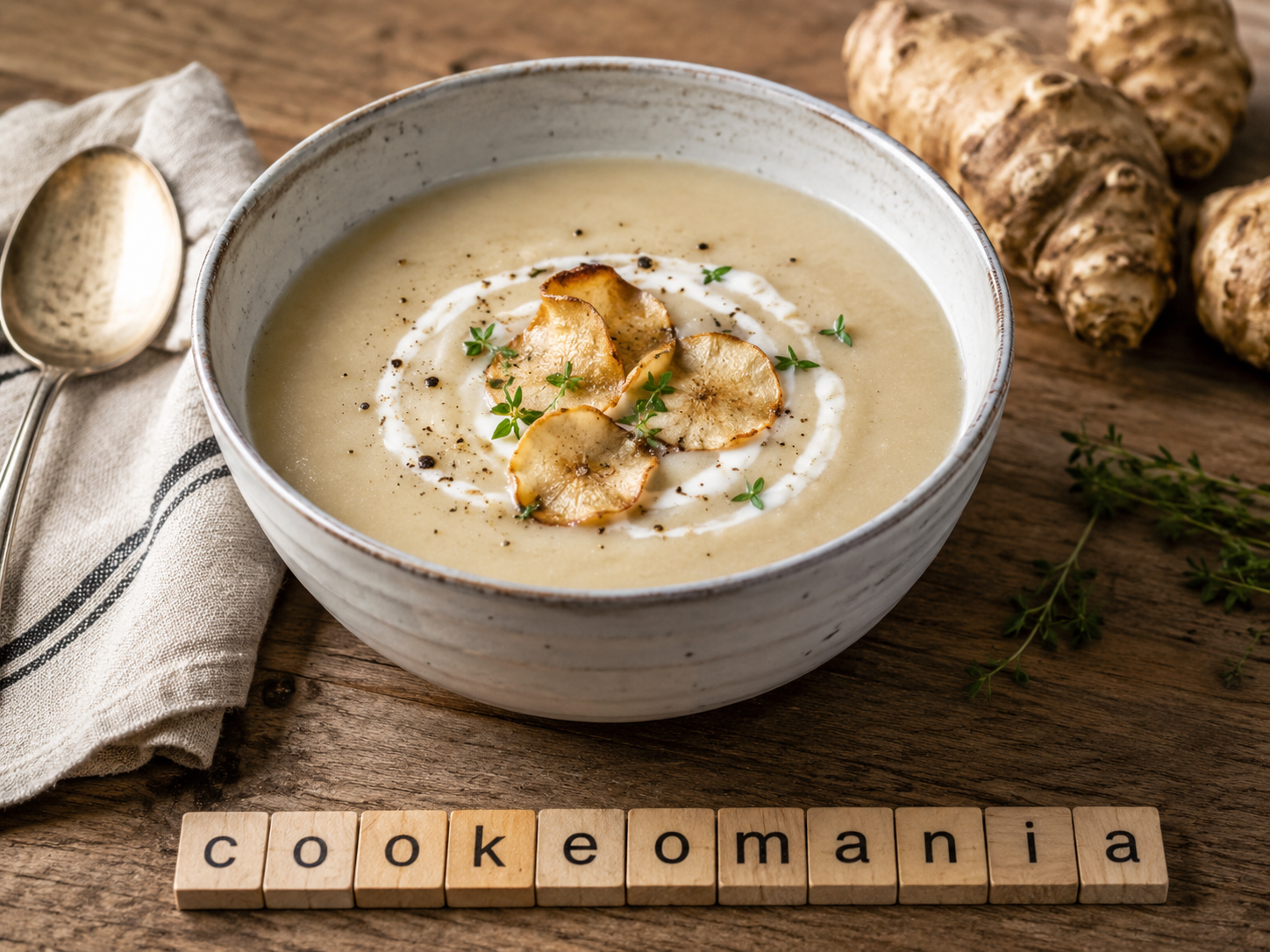 Velouté de topinambours au Cookeo, la soupe crémeuse et délicate au vin blanc au multicuiseur Moulinex