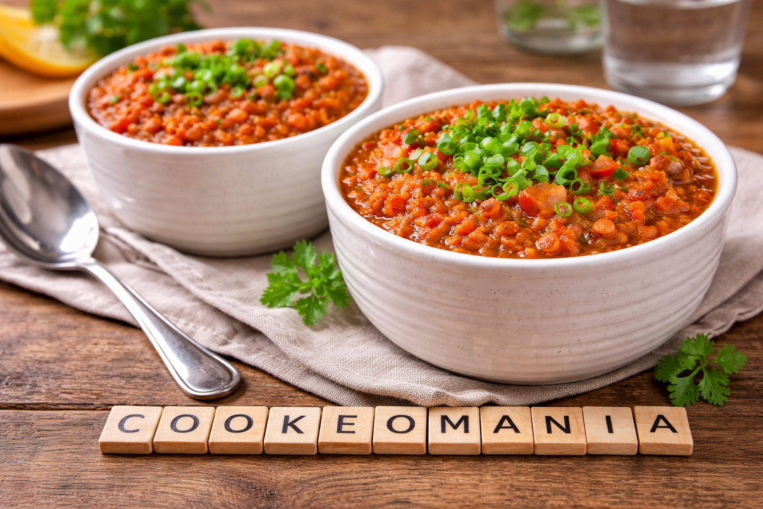 Chili de lentilles corail à l'autocuiseur cookéo