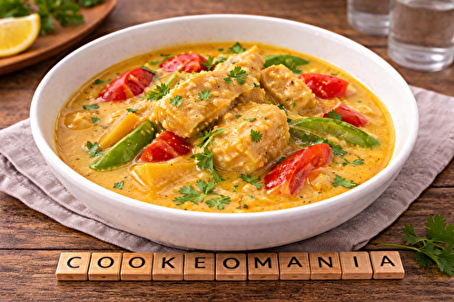 Curry de poisson au lait de coco au multicuiseur Moulinex