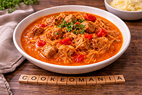 Goulash de porc à la choucroute à l'autocuiseur Moulinex