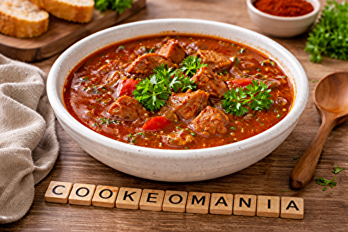 Goulash hongrois cétogène à l'autocuiseur cookéo