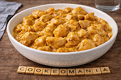 Poulet crémeux au curry et vin blanc au multicuiseur cookéo