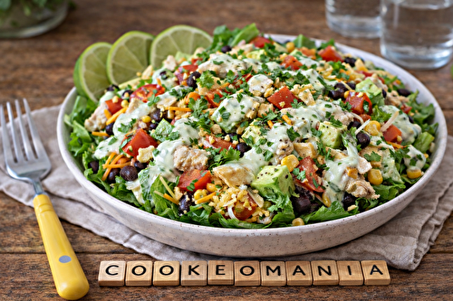 Salade mexicaine au poulet et sauce citron-coriandre à l'autocuiseur Moulinex