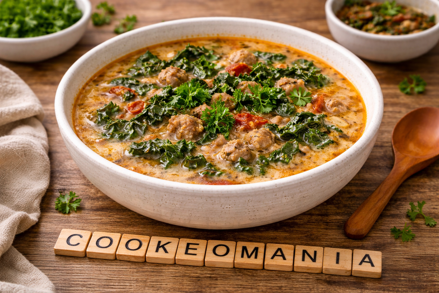 Soupe cétogène à la saucisse italienne au multicuiseur cookéo