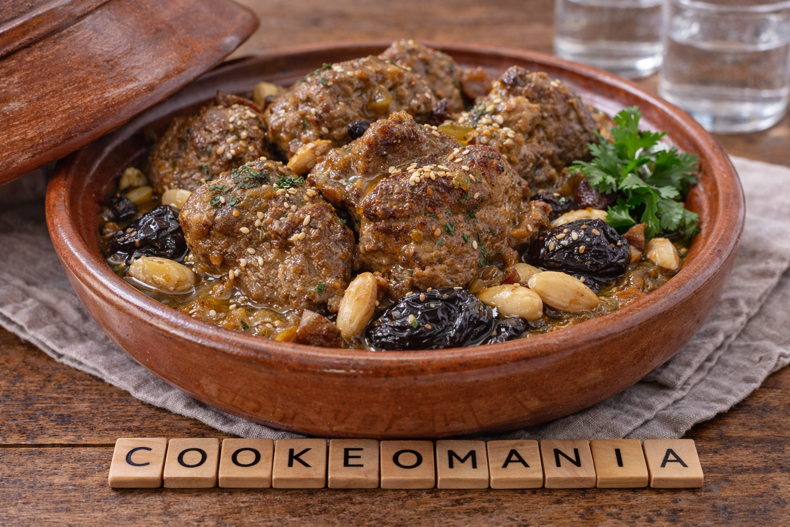 Tajine d’agneau aux pruneaux au cookéo