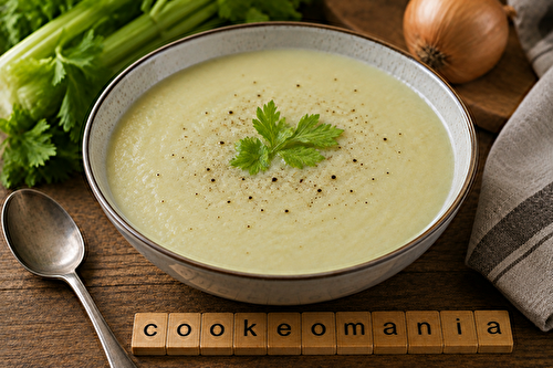 Velouté crémeux de céleri-branche et pommes de terre à l'autocuiseur Moulinex