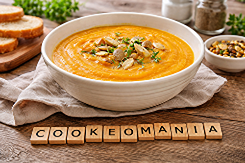 Velouté de butternut au gingembre au cookéo