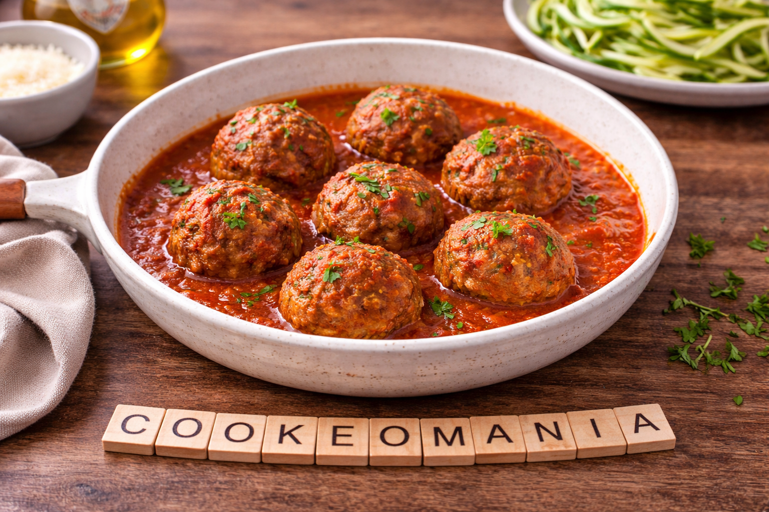 Boulettes italiennes cétogènes au robot multi-cuiseur cookéo