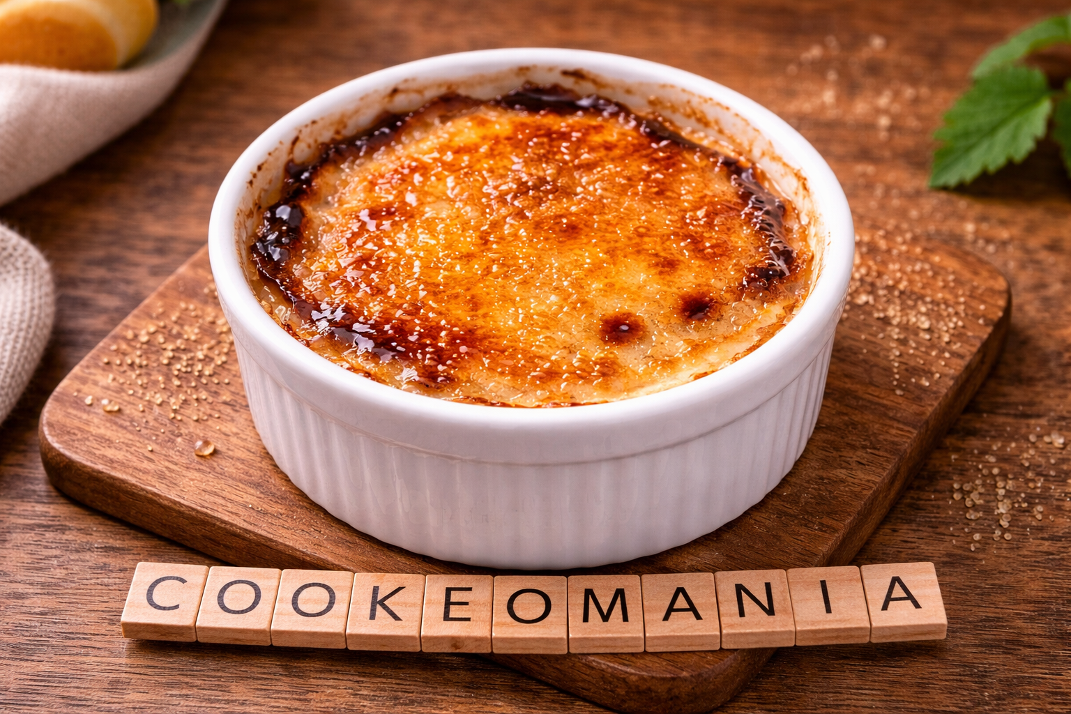 Crème brûlée cétogène à la vanille au multicuiseur cookéo