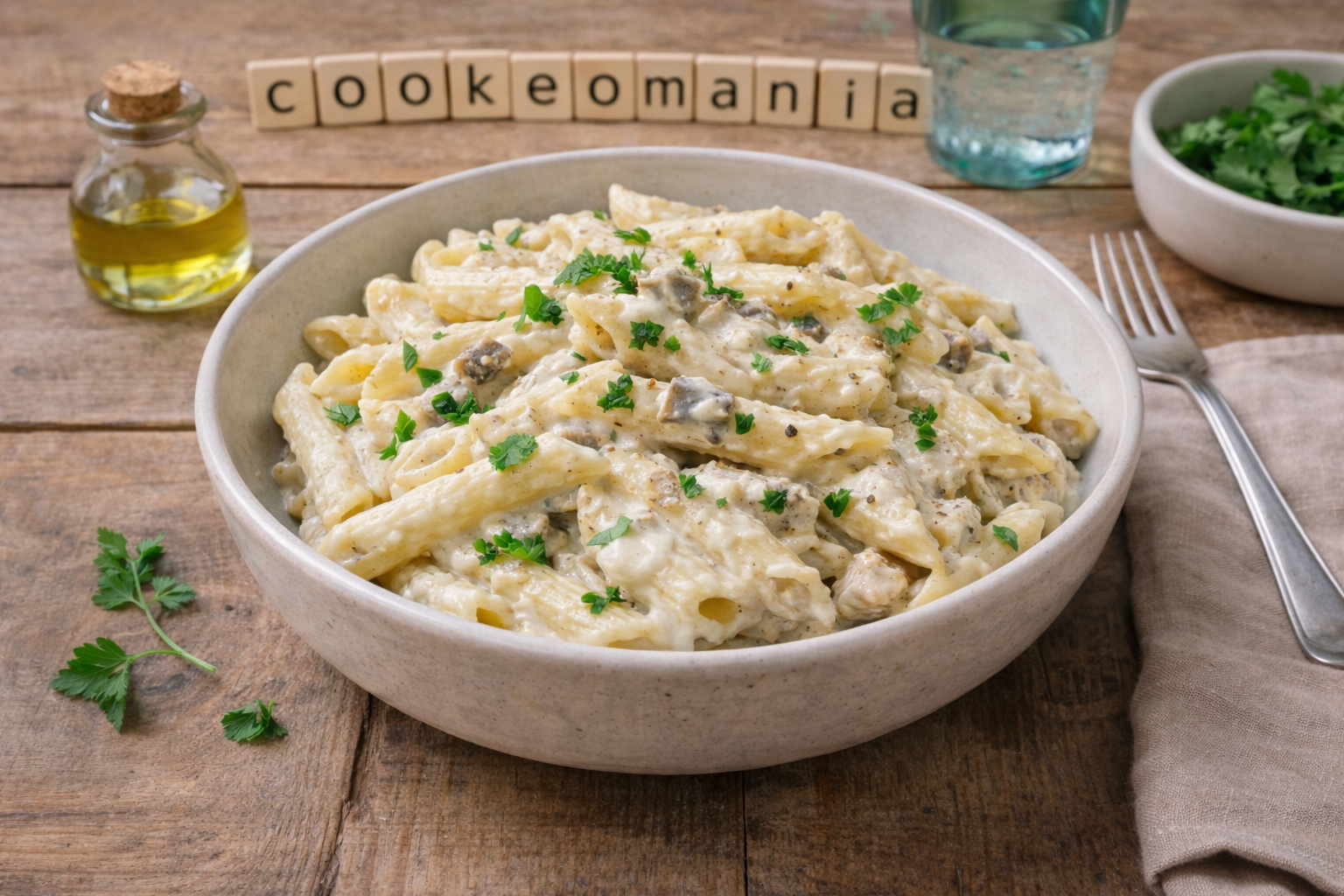 Penne crémeuses aux sardines au multicuiseur cookéo